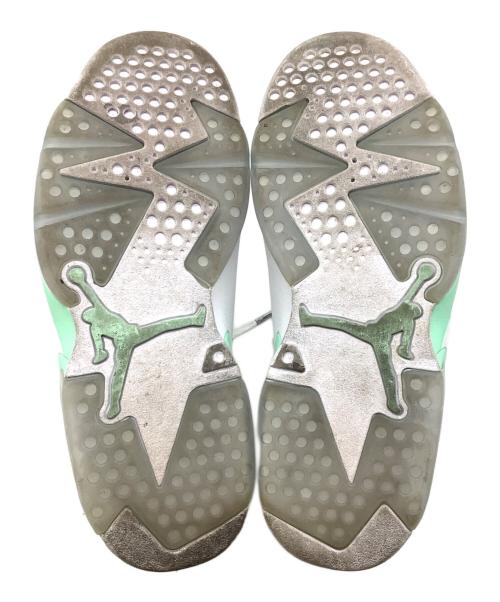 NIKE（ナイキ）NIKE (ナイキ) WMNS AIR JORDAN 6 RETRO ホワイト×ミントグリーン サイズ:23の古着・服飾アイテム