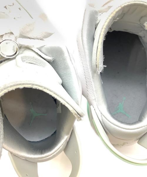 NIKE（ナイキ）NIKE (ナイキ) WMNS AIR JORDAN 6 RETRO ホワイト×ミントグリーン サイズ:23の古着・服飾アイテム
