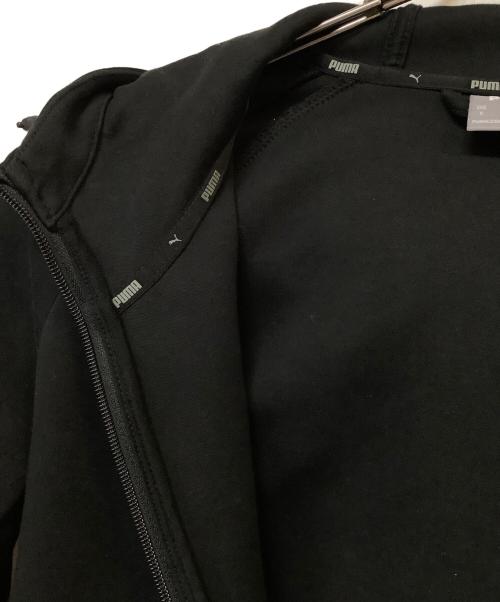 PUMA（プーマ）PUMA (プーマ) ジップパーカー ブラック×レッド サイズ:SIZE Sの古着・服飾アイテム