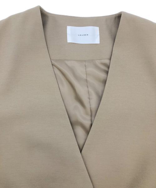 Louren（ローレン）Louren (ローレン) スリットスリーブジャケット ベージュ サイズ:Freeの古着・服飾アイテム