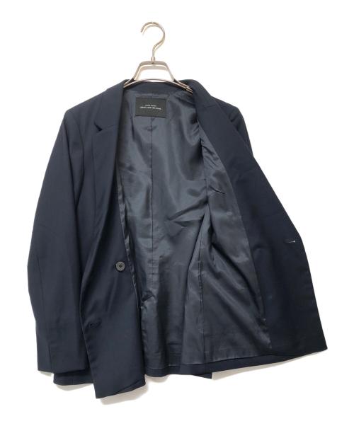 green label relaxing（グリーンレーベルリラクシング）green label relaxing (グリーンレーベルリラクシング) ギャバダブルジャケット ブラック サイズ:SIZE 36の古着・服飾アイテム