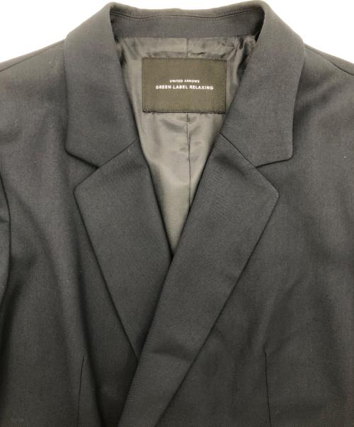 green label relaxing（グリーンレーベルリラクシング）green label relaxing (グリーンレーベルリラクシング) ギャバダブルジャケット ブラック サイズ:SIZE 36の古着・服飾アイテム