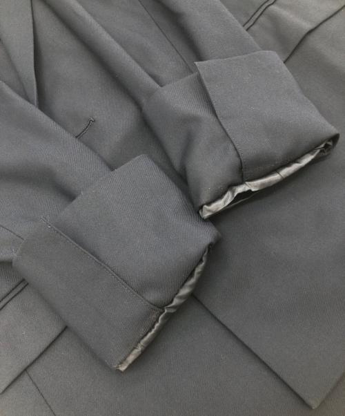 green label relaxing（グリーンレーベルリラクシング）green label relaxing (グリーンレーベルリラクシング) ギャバダブルジャケット ブラック サイズ:SIZE 36の古着・服飾アイテム