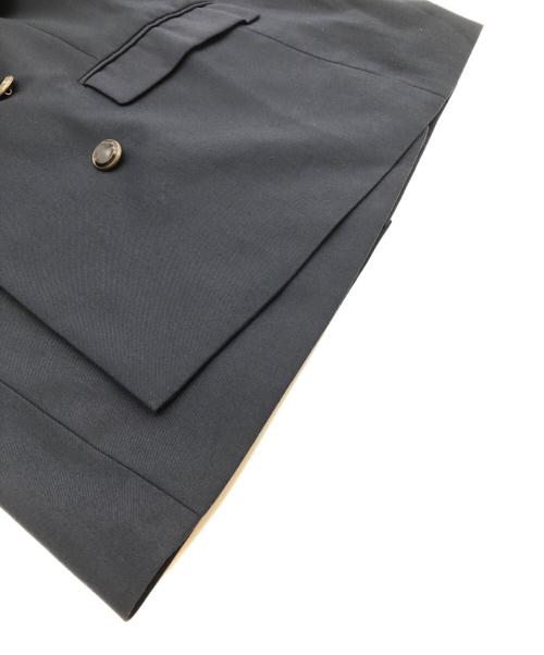 green label relaxing（グリーンレーベルリラクシング）green label relaxing (グリーンレーベルリラクシング) ギャバダブルジャケット ブラック サイズ:SIZE 36の古着・服飾アイテム