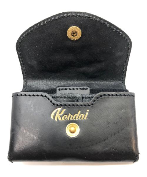 BEAMS Planets（ビームス プラネッツ）beams planets (ビームス プラネッツ) com-ono kendai 刺繍レザーミニウォレット ブラックの古着・服飾アイテム