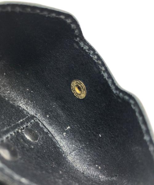 BEAMS Planets（ビームス プラネッツ）beams planets (ビームス プラネッツ) com-ono kendai 刺繍レザーミニウォレット ブラックの古着・服飾アイテム