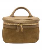 Ch!iiiチー）の古着「スエードバニティバッグ」｜ベージュ