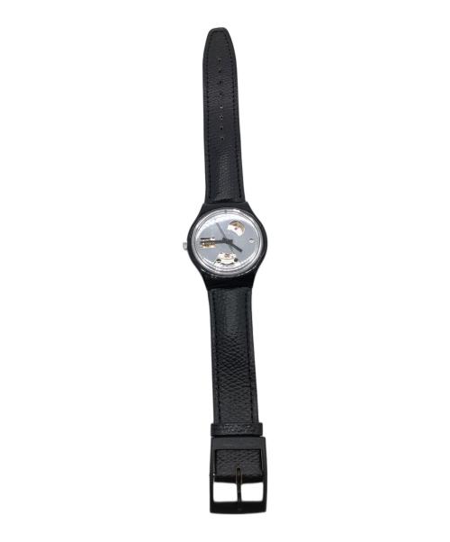 SWATCH（スウォッチ）SWATCH (スウォッチ) Automatic BLACK MOTION シルバーの古着・服飾アイテム