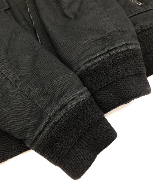 Saint Laurent Paris（サンローランパリ）Saint Laurent Paris (サンローランパリ) 襟ボアボンバージャケット ブラック サイズ:SIZE 44の古着・服飾アイテム