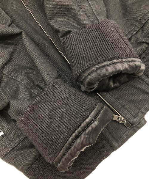 Saint Laurent Paris（サンローランパリ）Saint Laurent Paris (サンローランパリ) 襟ボアボンバージャケット ブラック サイズ:SIZE 44の古着・服飾アイテム