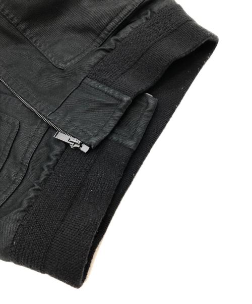 Saint Laurent Paris（サンローランパリ）Saint Laurent Paris (サンローランパリ) 襟ボアボンバージャケット ブラック サイズ:SIZE 44の古着・服飾アイテム