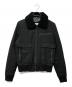 Saint Laurent Paris（サンローランパリ）の古着「襟ボアボンバージャケット」｜ブラック