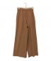 SOEJU (ソージュ) サイドタックワイドパンツ ブラウン サイズ:SIZE M：4500円