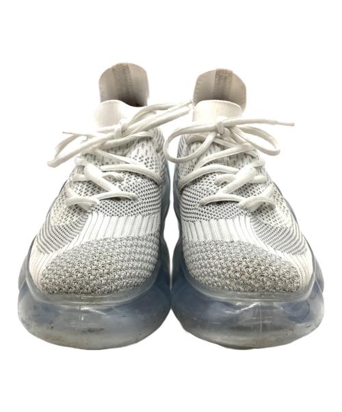 grounds（グラウンズ）grounds (グラウンズ) スニーカー ホワイト×グレー サイズ:24の古着・服飾アイテム