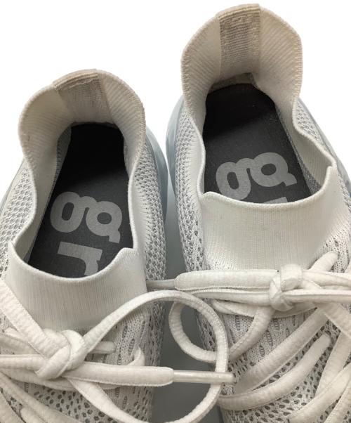 grounds（グラウンズ）grounds (グラウンズ) スニーカー ホワイト×グレー サイズ:24の古着・服飾アイテム
