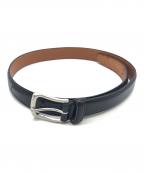 K.T.LEWISTON×BARNEYS NEWYORKケーティールイストン×バーニーズ・ニューヨーク）の古着「レザーベルト」｜ブラック