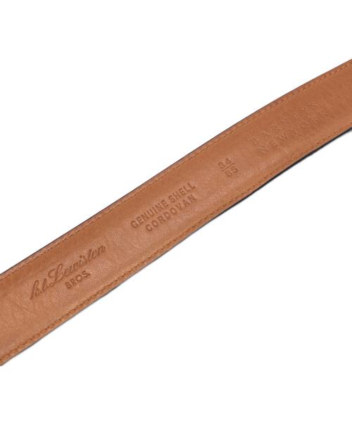 K.T.LEWISTON（ケーティールイストン）K.T.Lewiston (ケーティールイストン) BARNEYS NEWYORK (バーニーズ・ニューヨーク) レザーベルト ブラックの古着・服飾アイテム