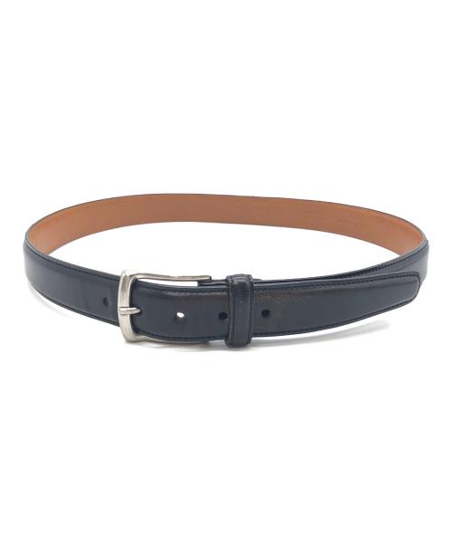 K.T.LEWISTON（ケーティールイストン）K.T.Lewiston (ケーティールイストン) BARNEYS NEWYORK (バーニーズ・ニューヨーク) レザーベルト ブラックの古着・服飾アイテム
