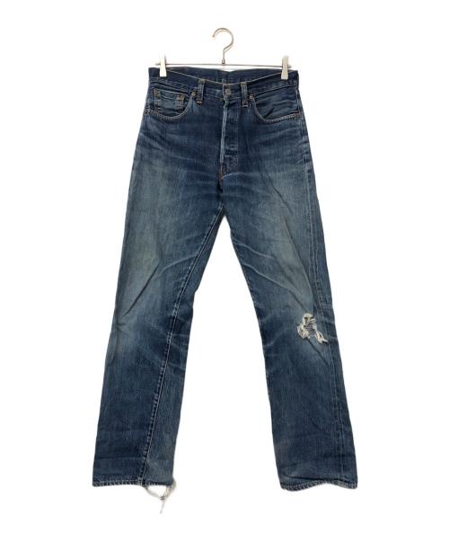 LEVI'S（リーバイス）LEVI'S (リーバイス) ダメージデニムパンツ インディゴ サイズ:SIZE 81cm (W32)の古着・服飾アイテム