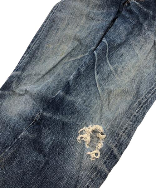 LEVI'S（リーバイス）LEVI'S (リーバイス) ダメージデニムパンツ インディゴ サイズ:SIZE 81cm (W32)の古着・服飾アイテム