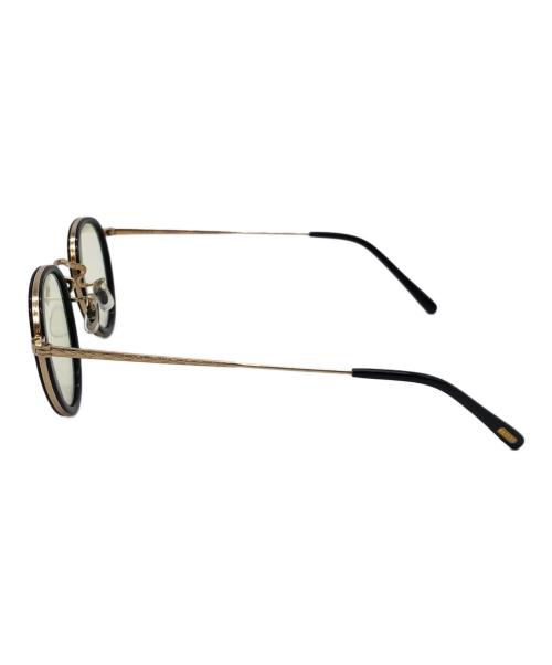 OLIVER PEOPLES（オリバーピープルズ）OLIVER PEOPLES (オリバーピープルズ) 眼鏡 ゴールドカラー×ブラックの古着・服飾アイテム