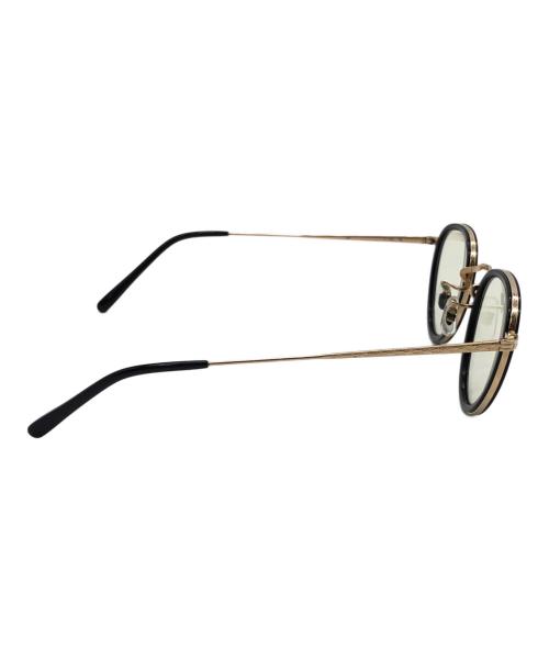 OLIVER PEOPLES（オリバーピープルズ）OLIVER PEOPLES (オリバーピープルズ) 眼鏡 ゴールドカラー×ブラックの古着・服飾アイテム