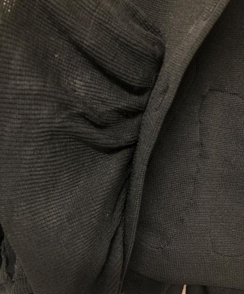 AEWEN MATOPH（イウエン マトフ）AEWEN MATOPH (イウエン マトフ) ペプラム2wayノースリーブニットベスト ブラック サイズ:Freeの古着・服飾アイテム