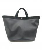 Herve Chapelierエルベシャプリエ）の古着「舟型トートバッグL」｜ノワール×ノワール