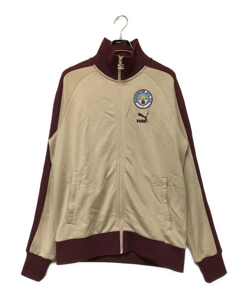 PUMA（プーマ）PUMA (プーマ) トラックジャケット ベージュ×レッド サイズ:SIZE Mの古着・服飾アイテム