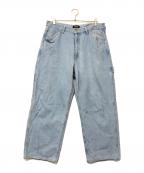 X-LARGEエクストララージ）の古着「デニムカーゴパンツ」｜スカイブルー