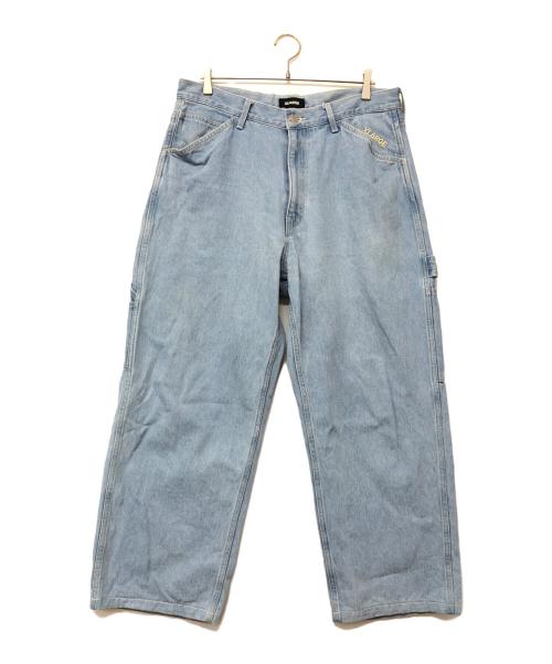 X-LARGE（エクストララージ）X-LARGE (エクストララージ) デニムカーゴパンツ スカイブルー サイズ:SIZE 91cm (W36)の古着・服飾アイテム