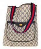 GUCCIグッチ）の古着「OLD GUCCI　シェリーライン」｜ベージュ×ブラック