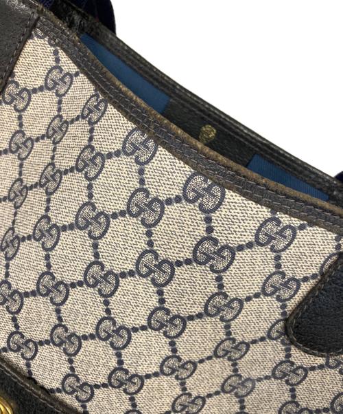 GUCCI（グッチ）GUCCI (グッチ) OLD GUCCI　シェリーライン ベージュ×ブラックの古着・服飾アイテム