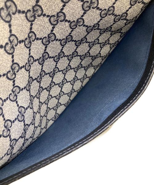 GUCCI（グッチ）GUCCI (グッチ) OLD GUCCI　シェリーライン ベージュ×ブラックの古着・服飾アイテム