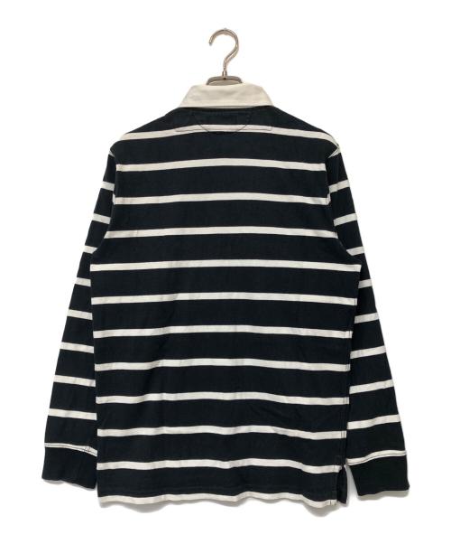POLO RALPH LAUREN（ポロ・ラルフローレン）POLO RALPH LAUREN (ポロ・ラルフローレン) ポロシャツ ブラック×ホワイト サイズ:SIZE Mの古着・服飾アイテム