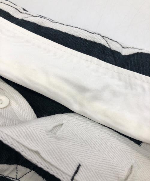 POLO RALPH LAUREN（ポロ・ラルフローレン）POLO RALPH LAUREN (ポロ・ラルフローレン) ポロシャツ ブラック×ホワイト サイズ:SIZE Mの古着・服飾アイテム