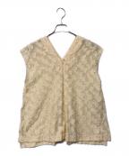 MACPHEEマカフィー）の古着「ノースリーブブラウス」｜イエロー