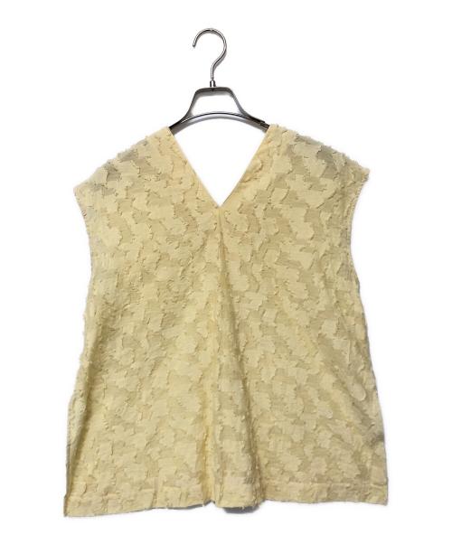 MACPHEE（マカフィー）MACPHEE (マカフィー) ノースリーブブラウス イエロー サイズ:SIZE 36の古着・服飾アイテム