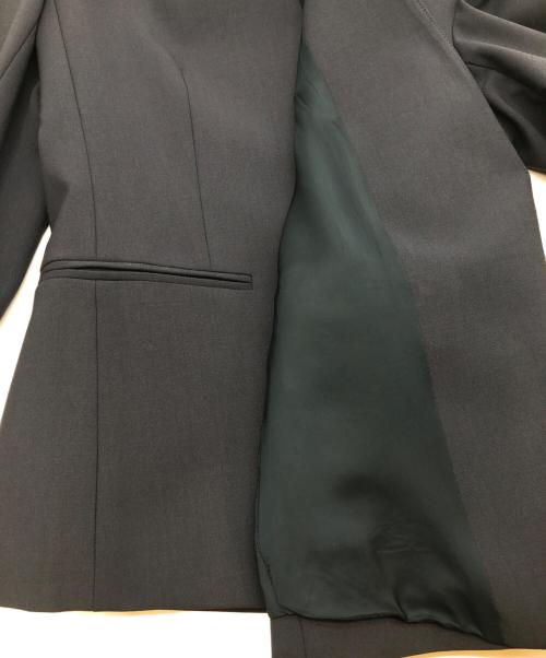 theory（セオリー）theory (セオリー) ノーカラージャケット ネイビー サイズ:2の古着・服飾アイテム