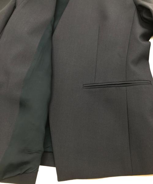 theory（セオリー）theory (セオリー) ノーカラージャケット ネイビー サイズ:2の古着・服飾アイテム