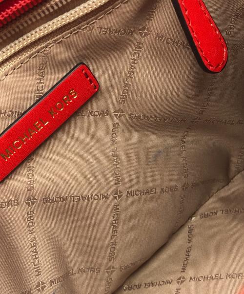 MICHAEL KORS（マイケル・コース）MICHAEL KORS (マイケルコース) 2WAYショルダーバッグ レッドの古着・服飾アイテム