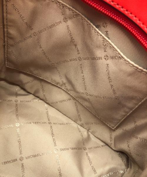 MICHAEL KORS（マイケル・コース）MICHAEL KORS (マイケルコース) 2WAYショルダーバッグ レッドの古着・服飾アイテム