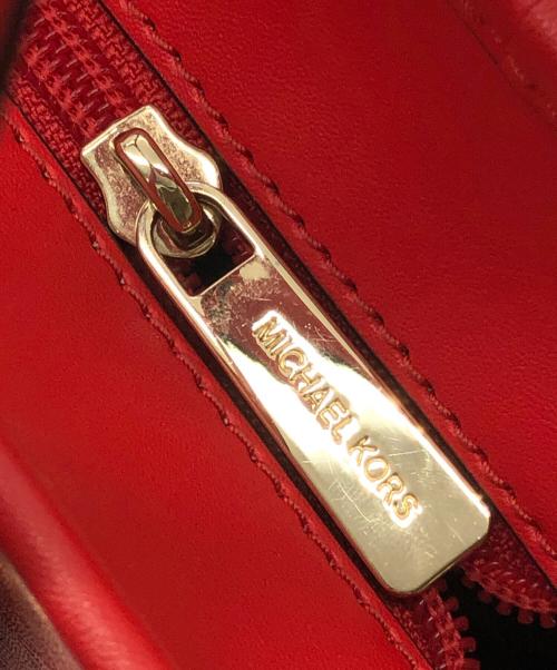 MICHAEL KORS（マイケル・コース）MICHAEL KORS (マイケルコース) 2WAYショルダーバッグ レッドの古着・服飾アイテム