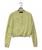 CABANキャバン）の古着「薄手カーディガン」｜イエロー