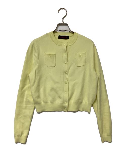 CABAN（キャバン）CABaN (キャバン) 薄手カーディガン イエロー サイズ:ＸＳの古着・服飾アイテム