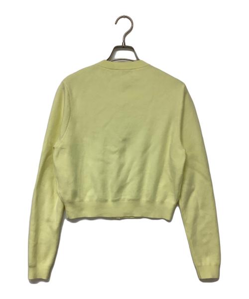 CABAN（キャバン）CABaN (キャバン) 薄手カーディガン イエロー サイズ:ＸＳの古着・服飾アイテム