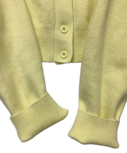 CABAN（キャバン）CABaN (キャバン) 薄手カーディガン イエロー サイズ:ＸＳの古着・服飾アイテム