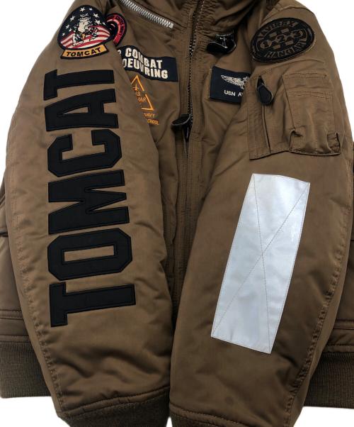 AVIREX（アヴィレックス）AVIREX (アヴィレックス) ジャケット ダークブラウン サイズ:SIZE Mの古着・服飾アイテム