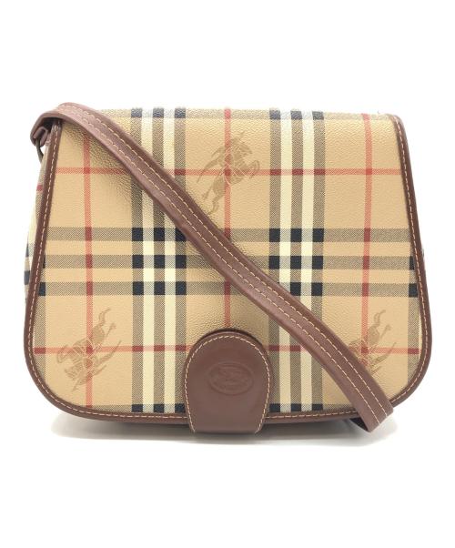 Burberry's（バーバリー）Burberry's (バーバリーズ) ノバチェック　ショルダーバッグ ベージュの古着・服飾アイテム