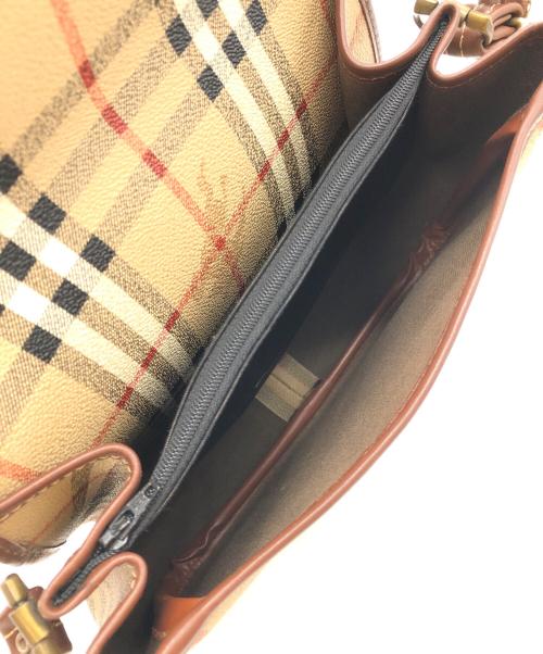 Burberry's（バーバリー）Burberry's (バーバリーズ) ノバチェック　ショルダーバッグ ベージュの古着・服飾アイテム